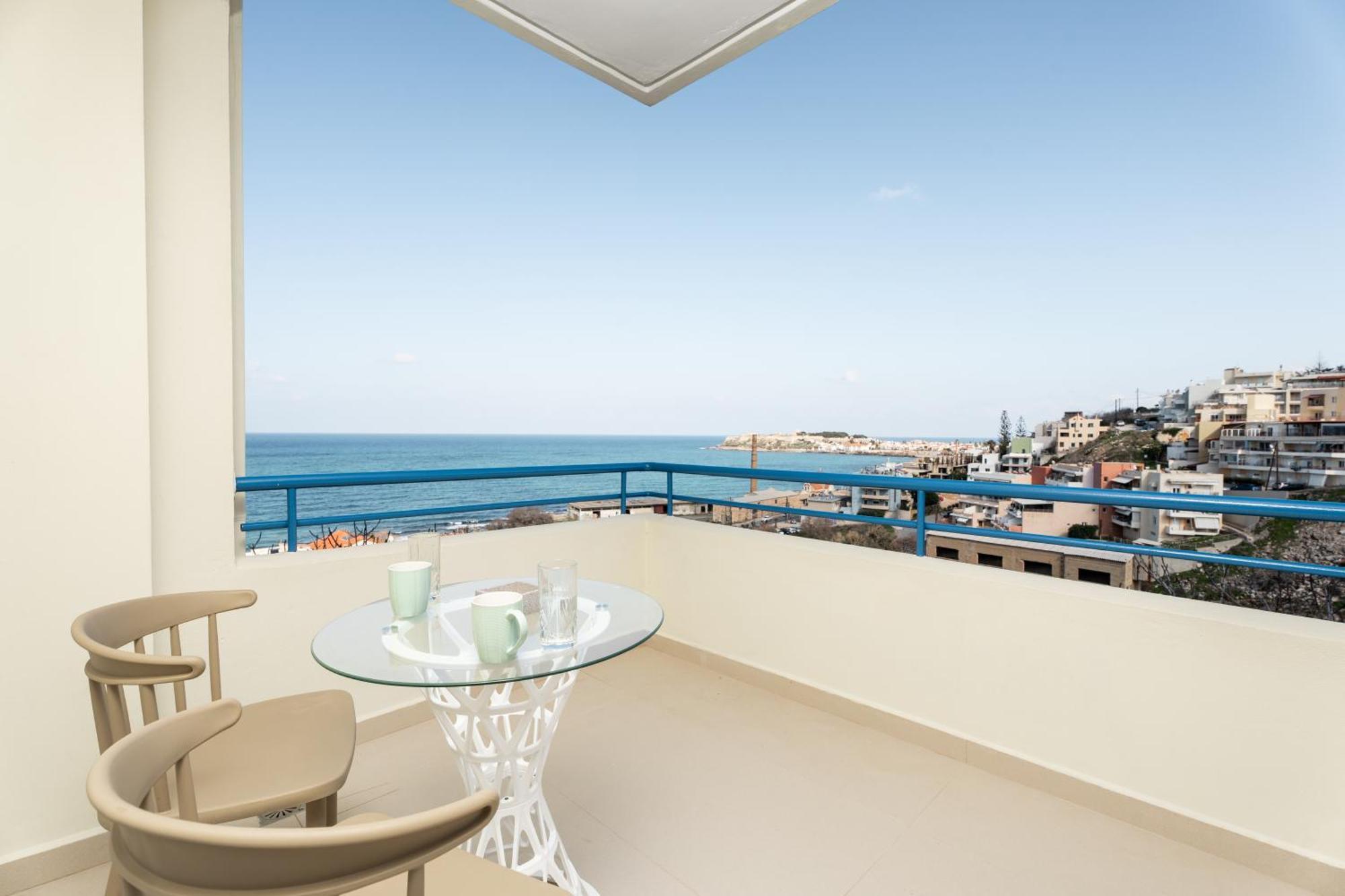 Secret View Apartment, With Private Jacuzzi Rethymno Exterior foto