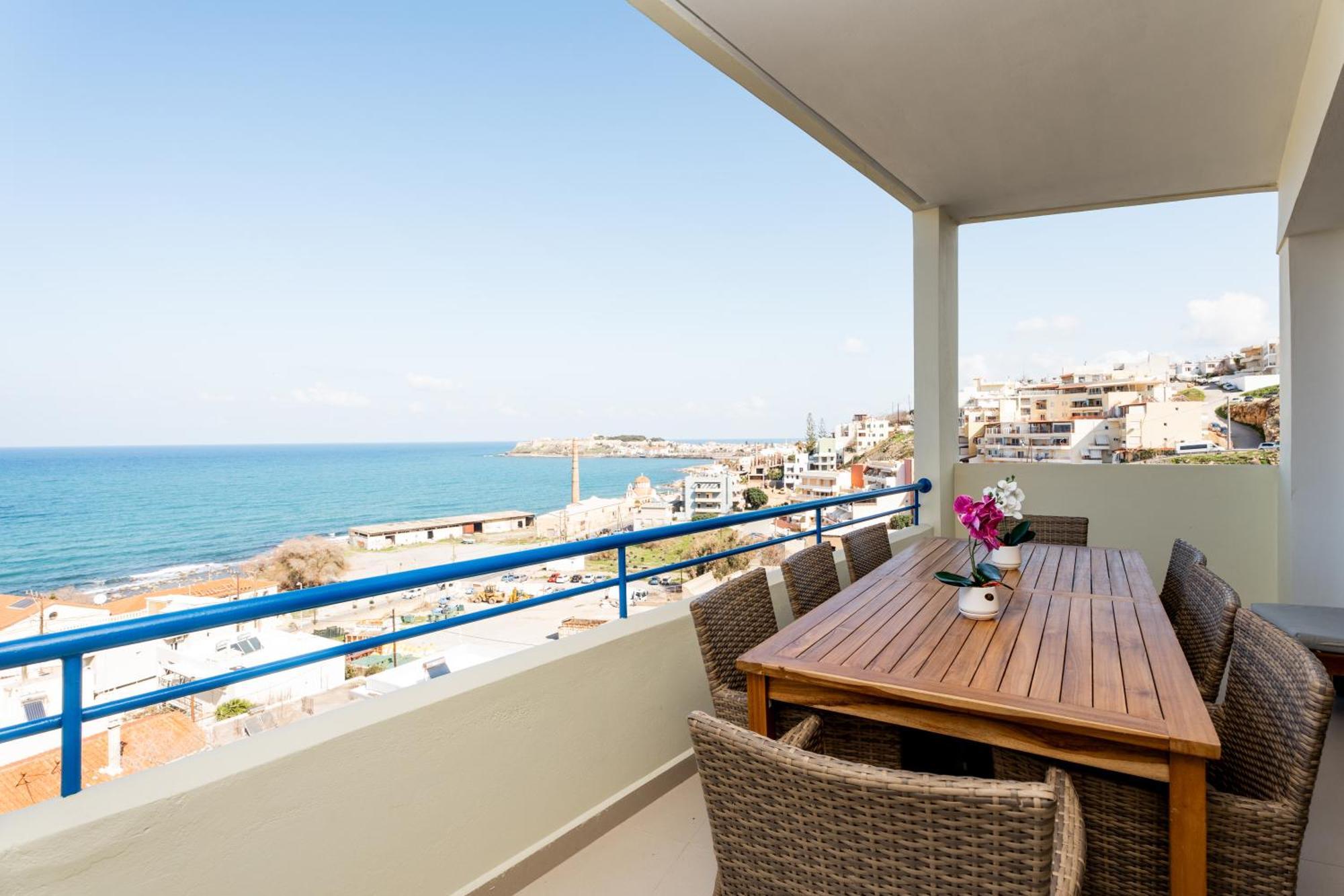 Secret View Apartment, With Private Jacuzzi Rethymno Exterior foto